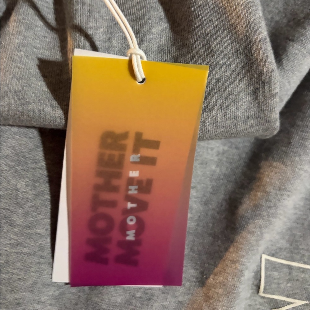 Mother The Bender Sweatpants Size XS NWT Move It Heather Gray Joggers Retro - Picture 5 of 7